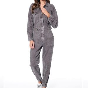 Young Fabulous & Broke XS Mineral Wash Jumpsuit